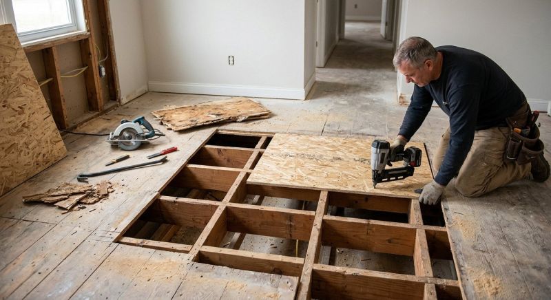 Floor Joist Repair in Wilmington, NC