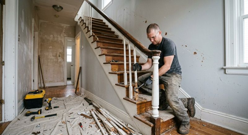 Banister Installation
