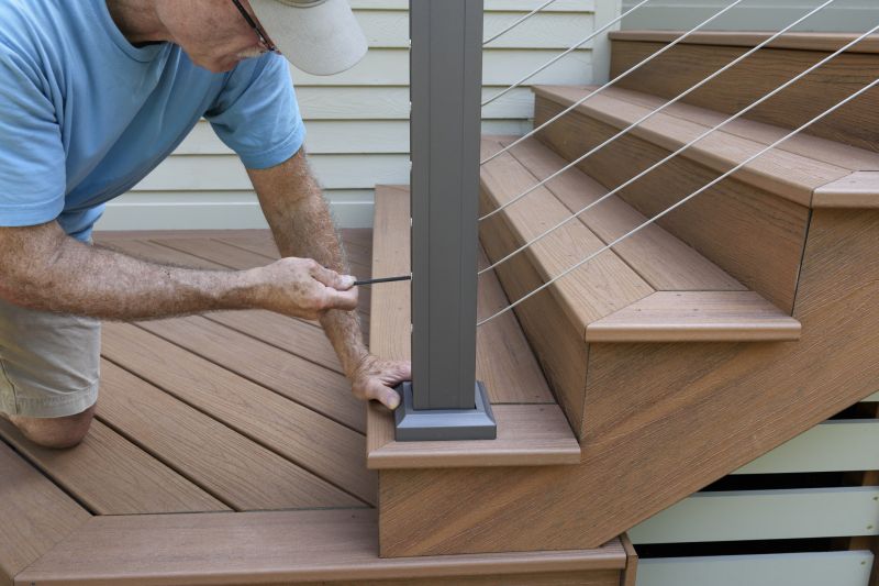 Wood Railing Repair in Conroe, TX